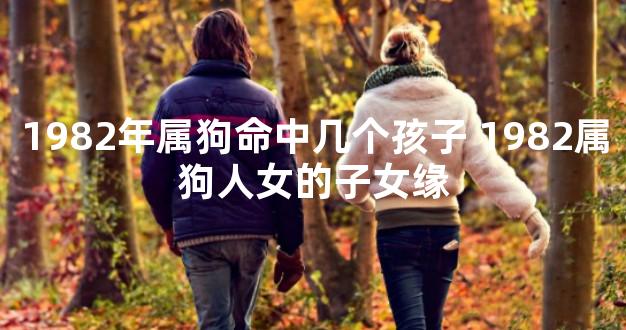 1982年属狗命中几个孩子 1982属狗人女的子女缘
